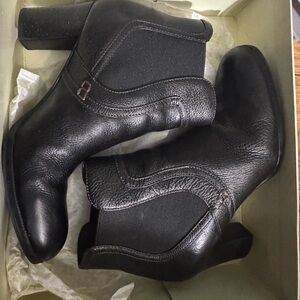 Naturalizer Black Heeled Boots